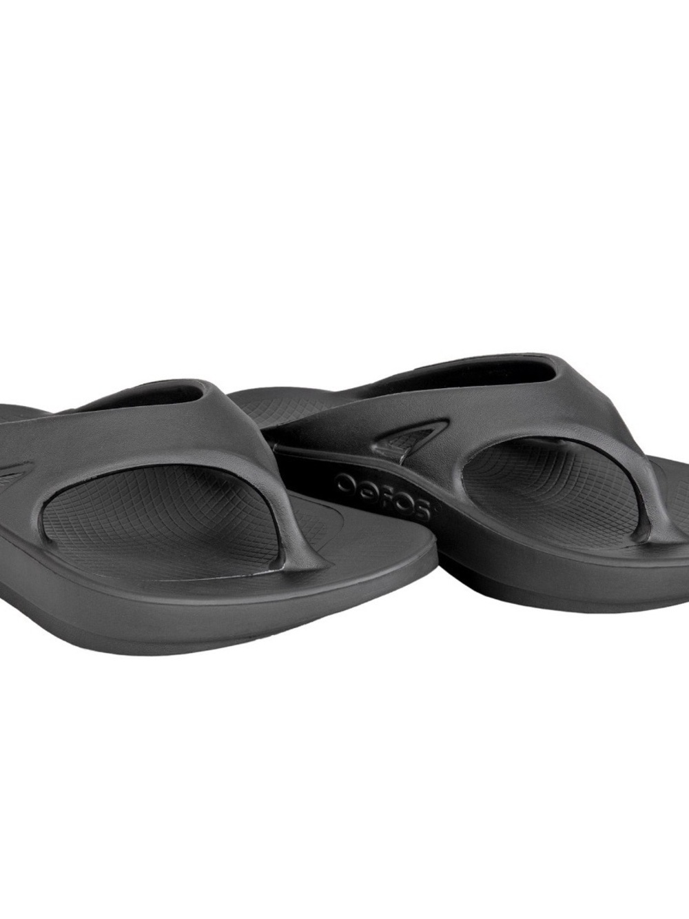 NWT! Black Unisex OOFOS OOriginal recovery sandals featuring OOfoam Men 14 W-16